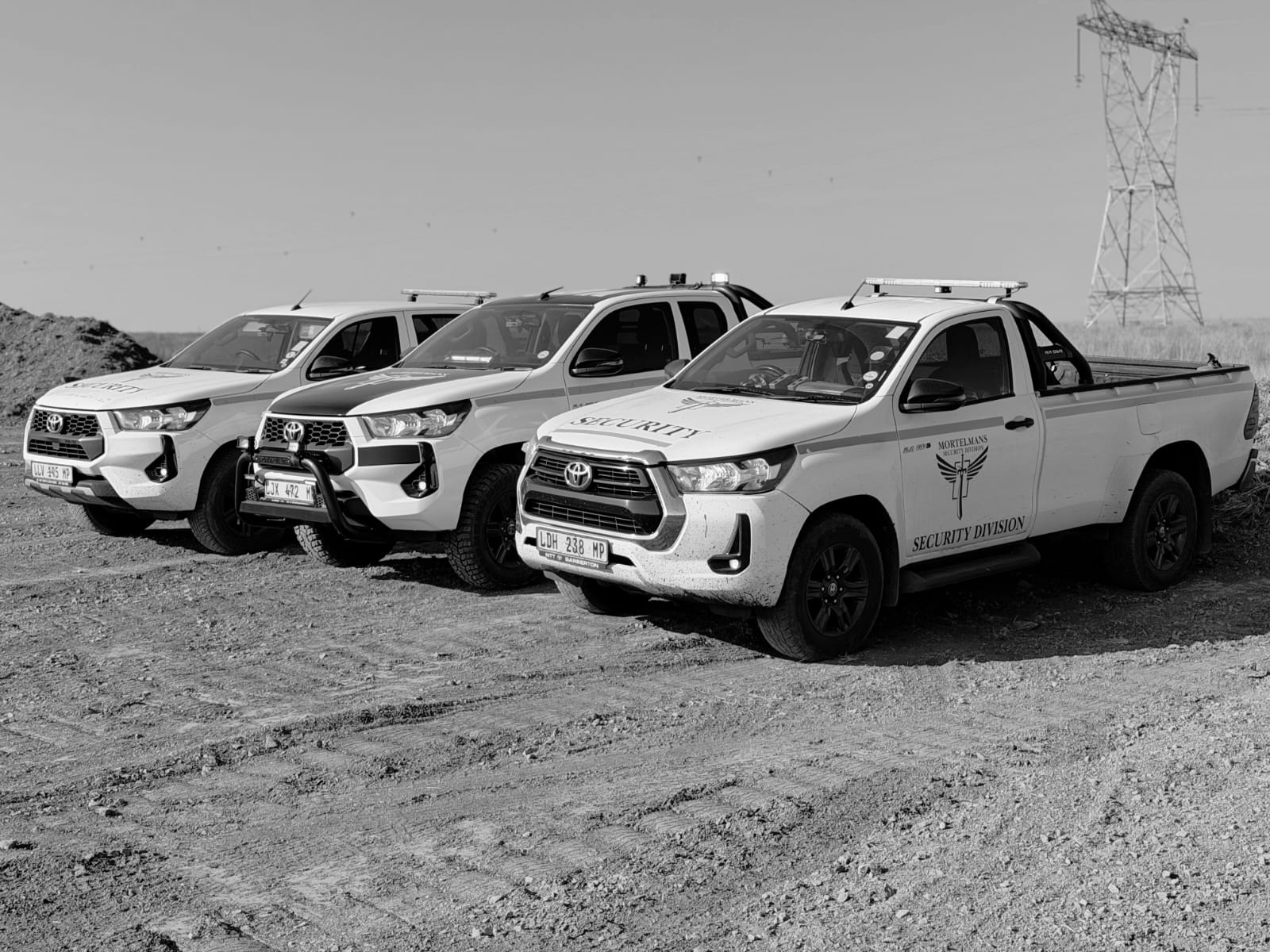 Security personnel representing the future of Mortelmans